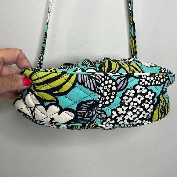 Vera Bradley Island Blooms Bundle of Two! Frannie Bag + Wallet - Picture 4 of 10